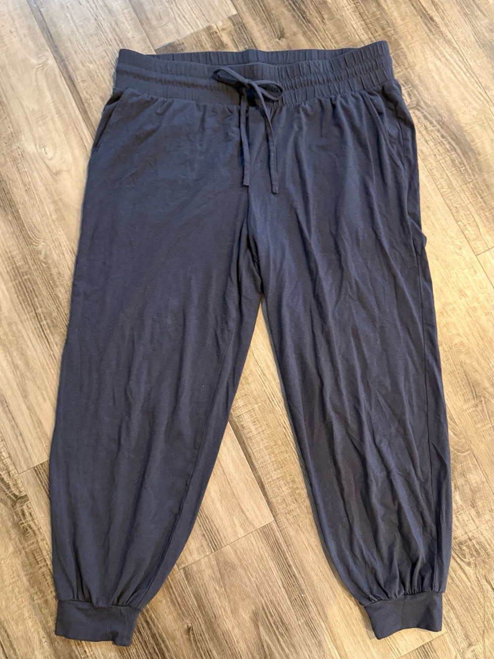 AnyBody Dark‎ Navy Women’s Drawstring Jogger Loungewear